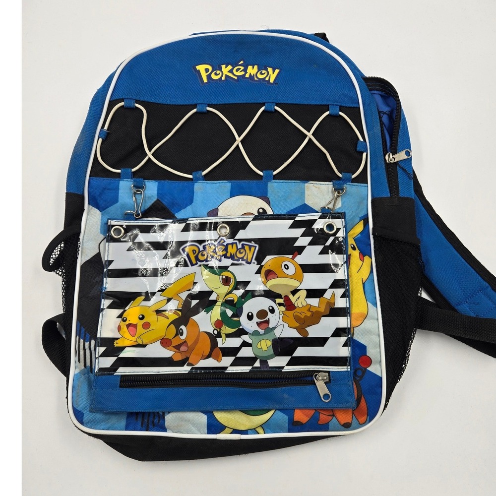 Pokemon Calego Backpack Pikachu Ash Ketchum Gen 5 - VINTAGE Rare AUTHENTIC